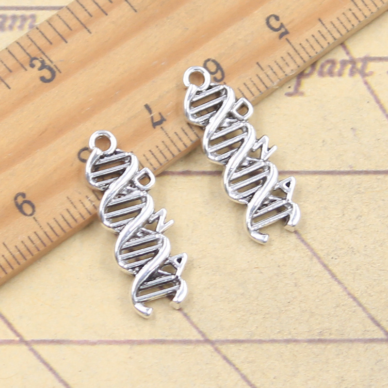 Vintage Fashion Finds - 20pcs Charms deoxyribonucleic acid Spiral DNA