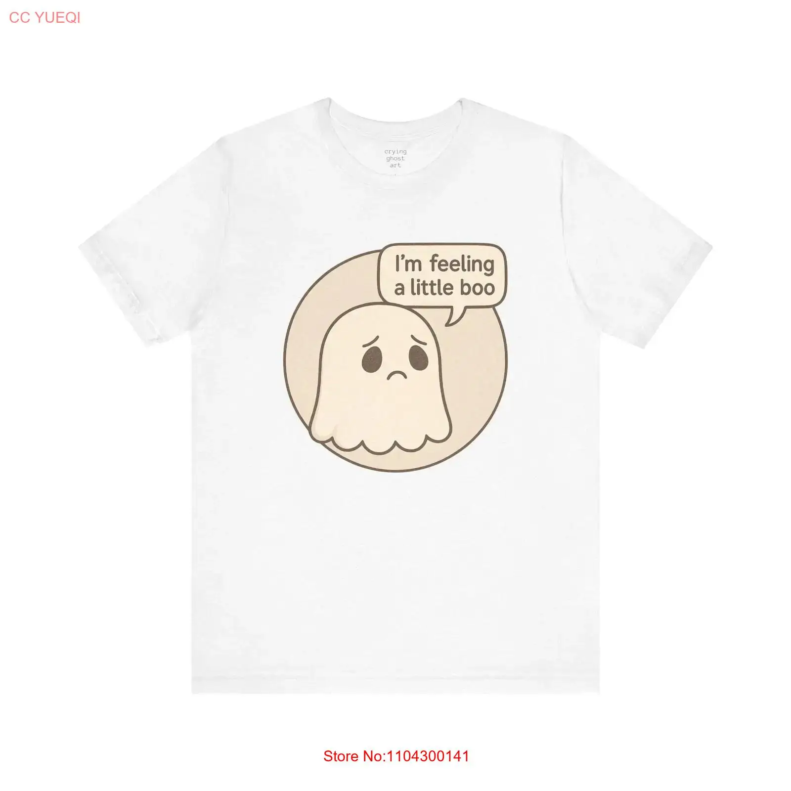 Vintage Fashion Houses - Sad Boo Ghost Funny T Shirt