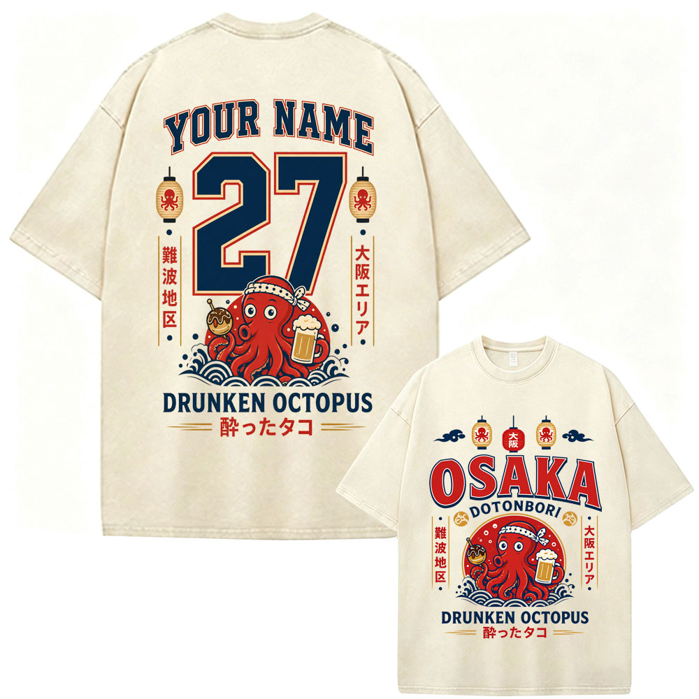 Vintage Fashion Osaka - Osaka Dotonbori Drunken Octopus Funny Meme
