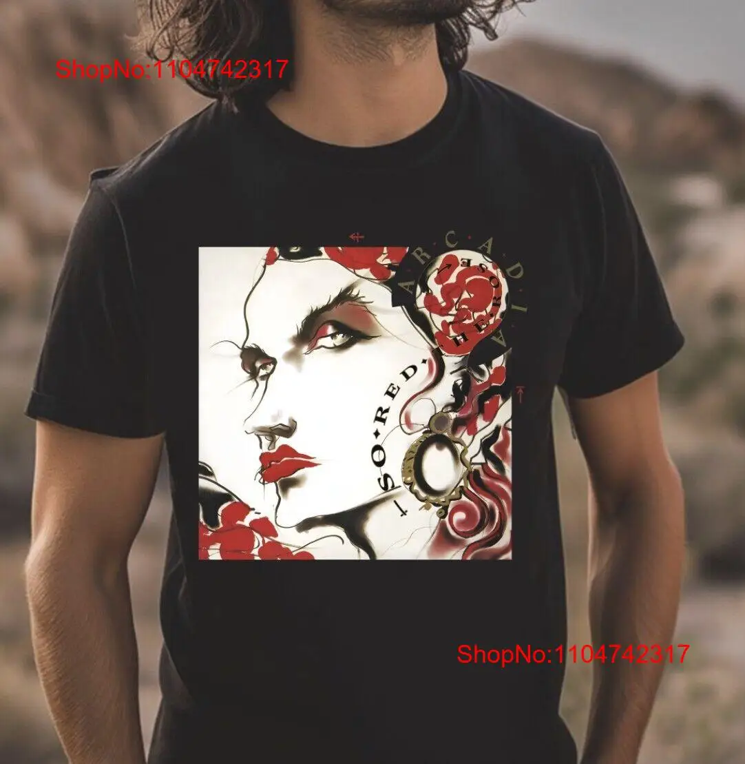Vintage Fashion T Shirts - ARCADIA SO RED THE ROSE Black