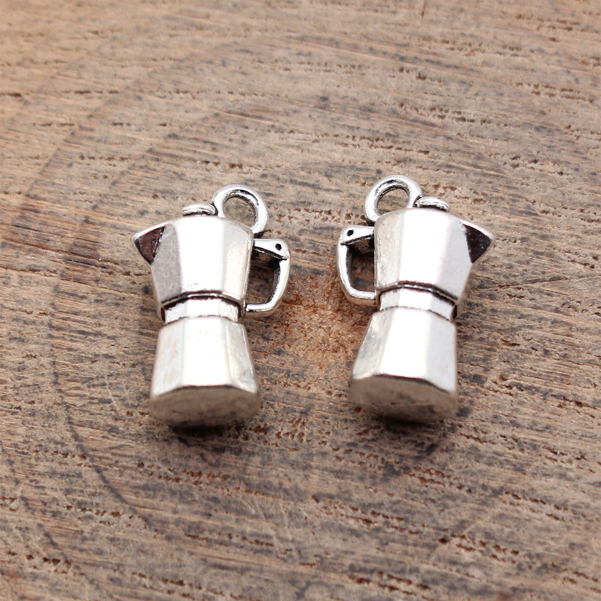 Vintage Fashion Tumblr - 20pcs 15x10x6.9mm(0.59x0.39x0.27inch) Antique Silver Color 3D
