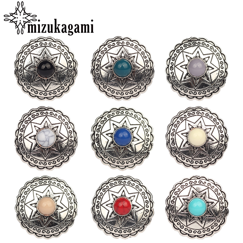 Vintage Fashion Finds - 29mm 3pcs/lot Zinc Alloy Button Retro