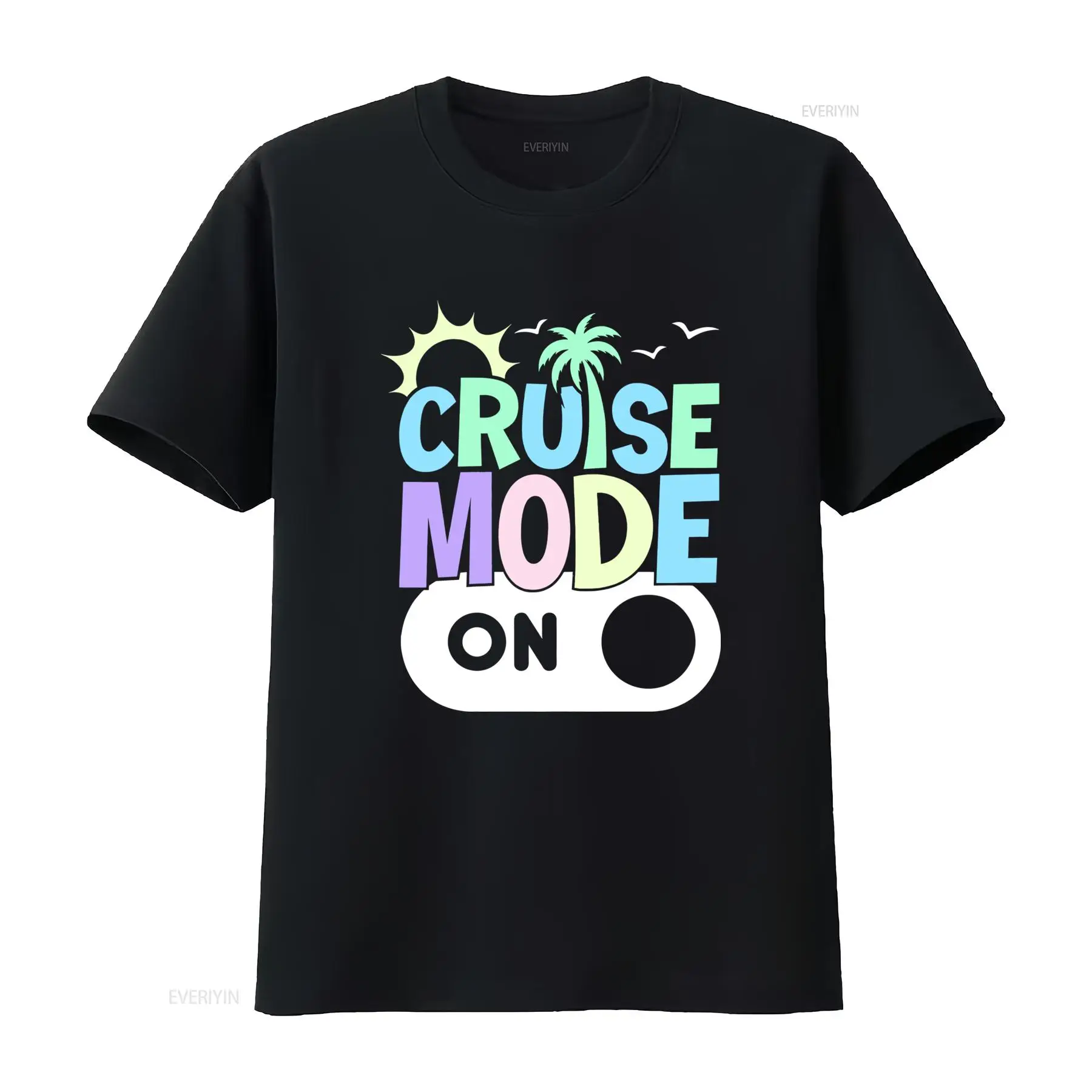 Vintage Fashion Outfits Men - Cruise Mode On T Shirt Family