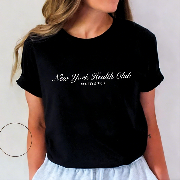Vintage Fashion York - New York Letters Printing Women T-shirt