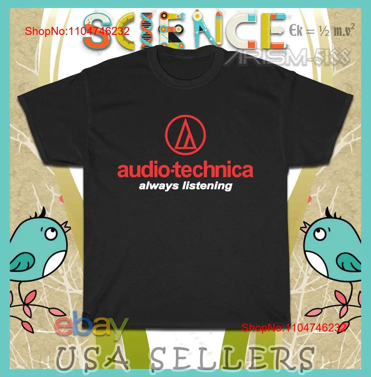Vintage Fashion Logos - Audio Technica Always Listening Logo Men's