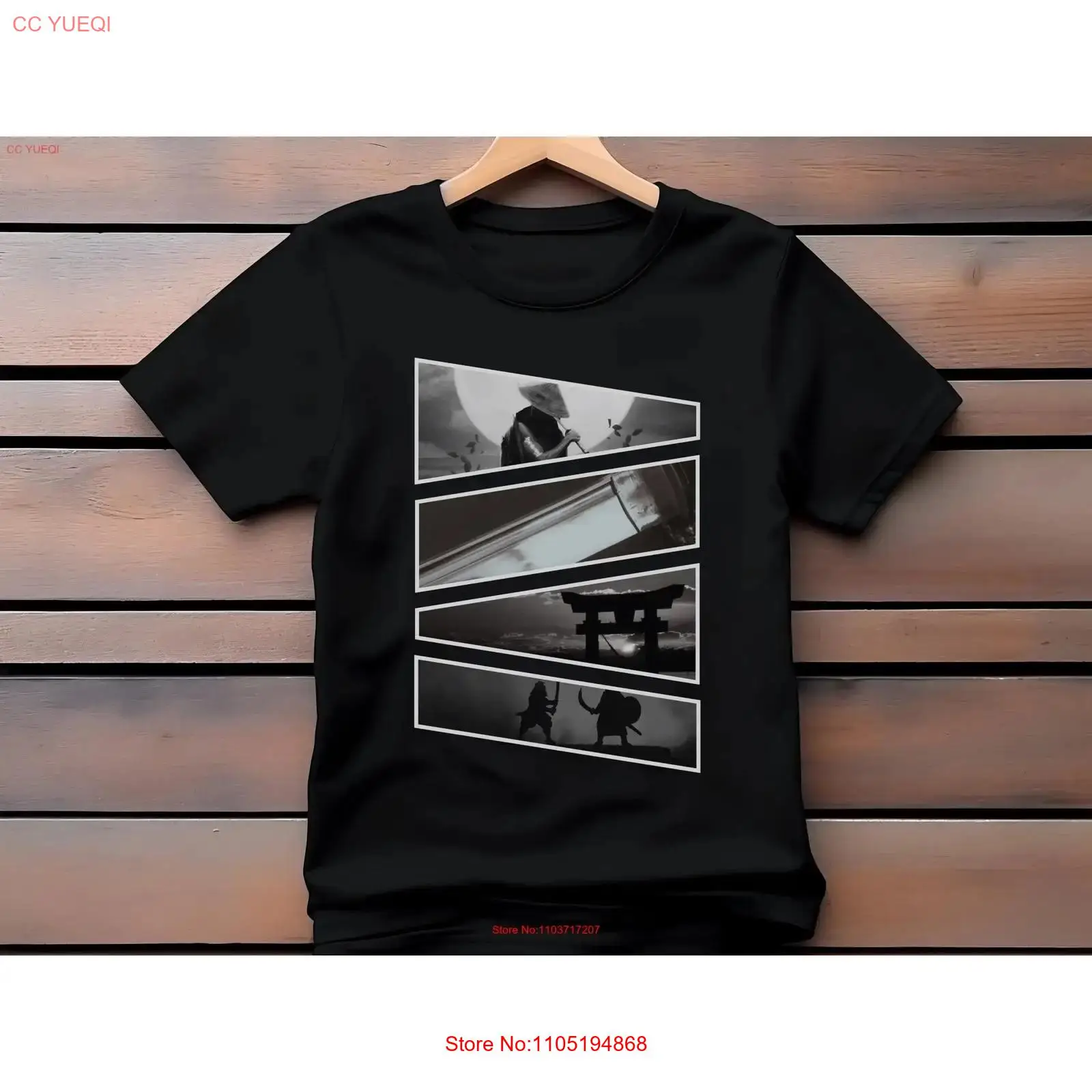 Samurai graphic T Shirt comic  - Vintage Fashion Knitwear Book recension och pris