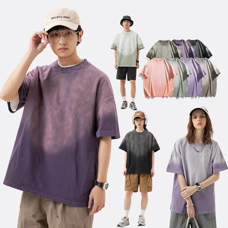 300g High Quality Cotton Tshir - Vintage Fashion T Shirts recension och pris