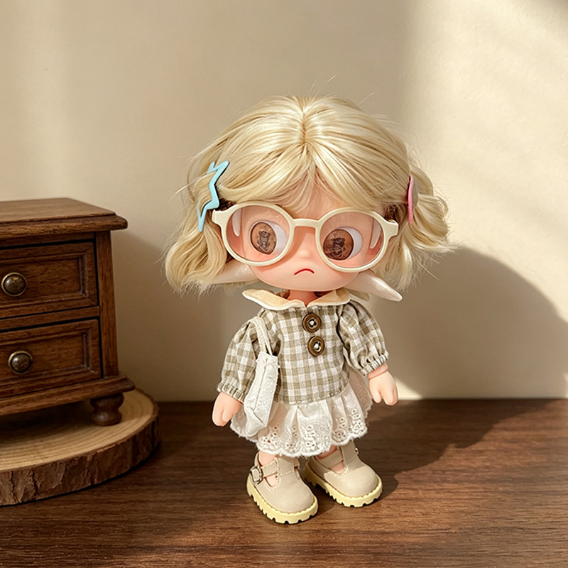 Vintage Sweet Plaid Doll Dress - Vintage Fashion Dolls recension och pris