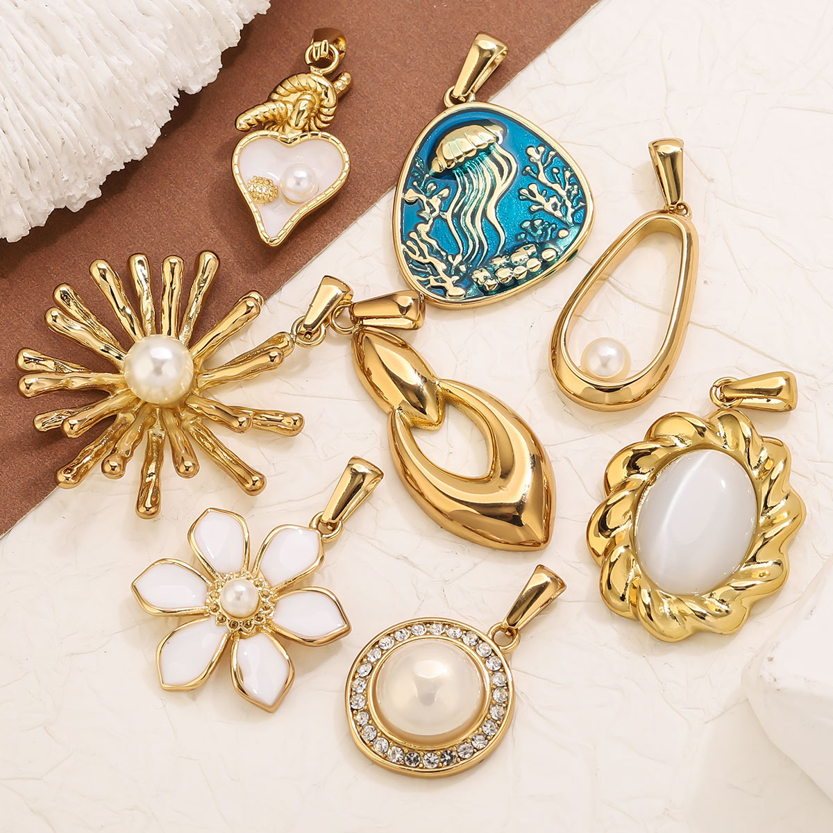 1Pcs 18K Gold Plated Stainless - Vintage Fashion Tumblr recension och pris