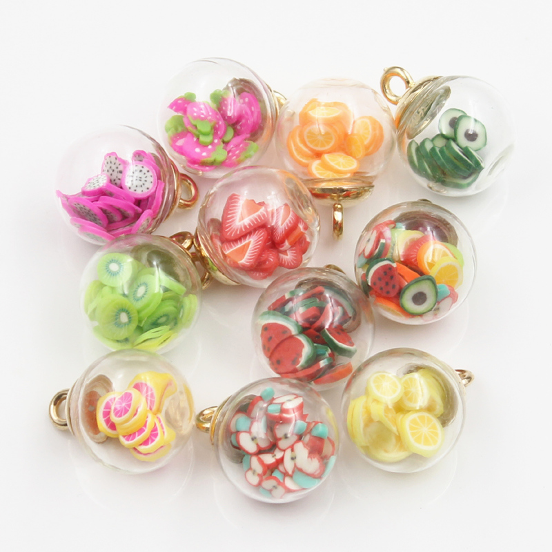 10pcs Charms Fruit Dried Flowe - Vintage Fashion Finds recension och pris