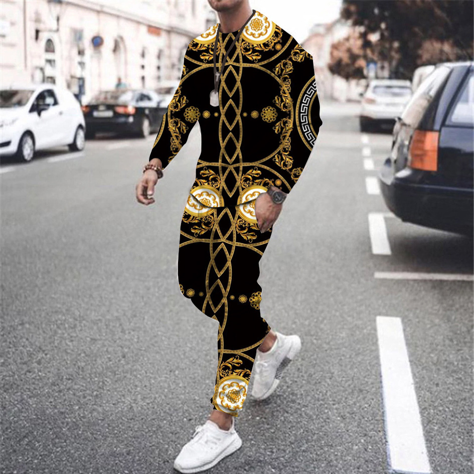 Men's T-Shirts Sets Luxury Vin - Vintage Fashion Outfits Men recension och pris