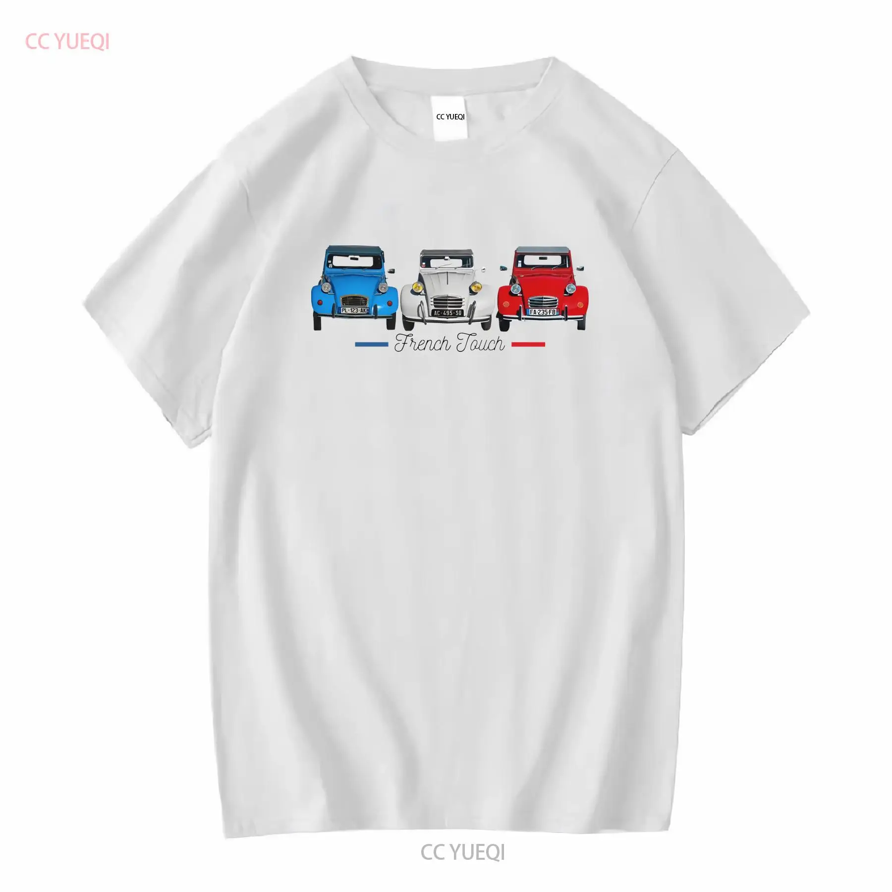 Two horses 2 CV T Shirt cotton - Vintage Fashion T Shirts recension och pris