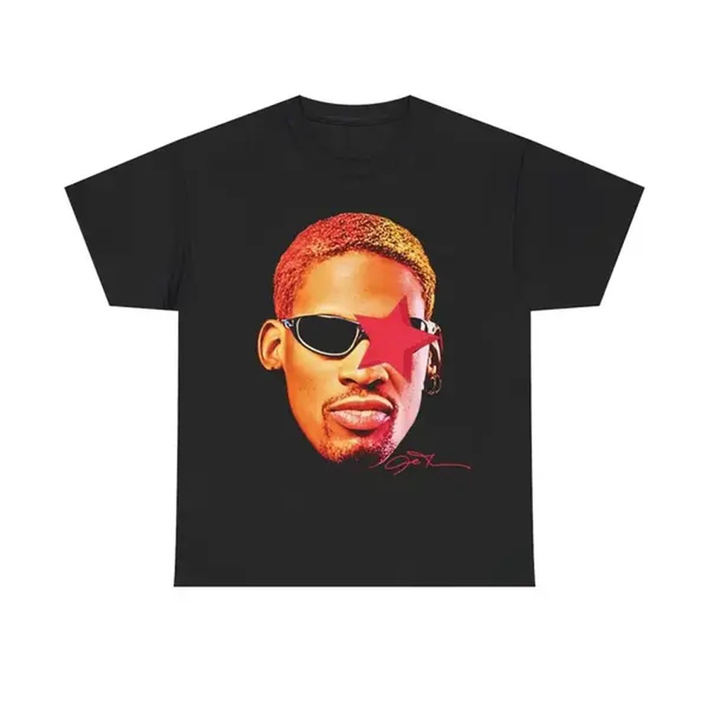 Rodman Inspired Vintage Graphi - Vintage Fashion T Shirts recension och pris