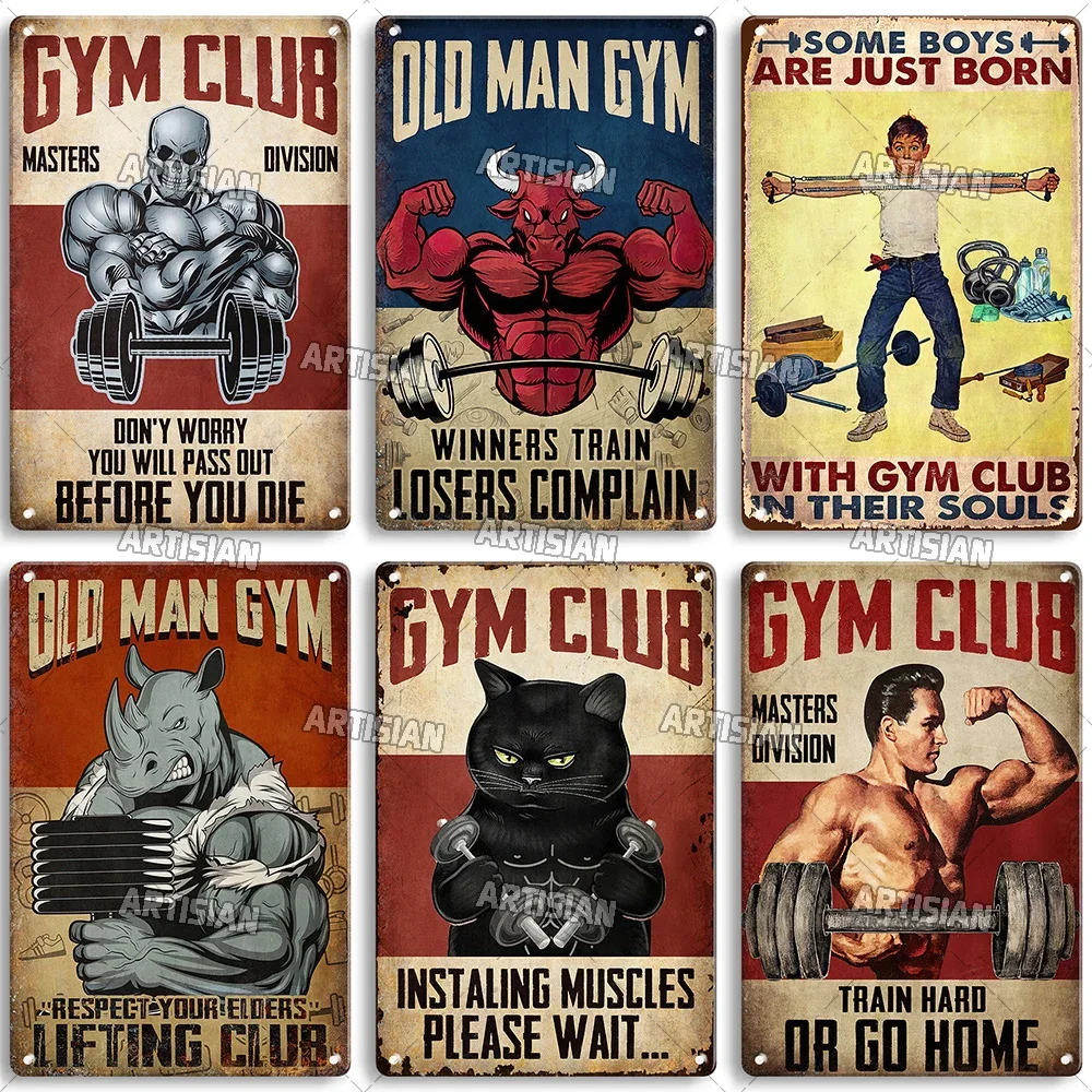 Old Man Gym Club Inspirational - Vintage Fashion Plates recension och pris