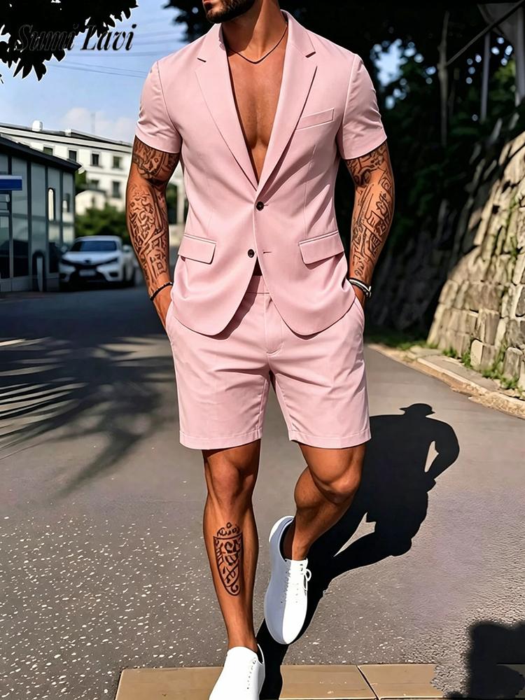Casual Mens Solid Color Slim B - Vintage Fashion Outfits Men recension och pris