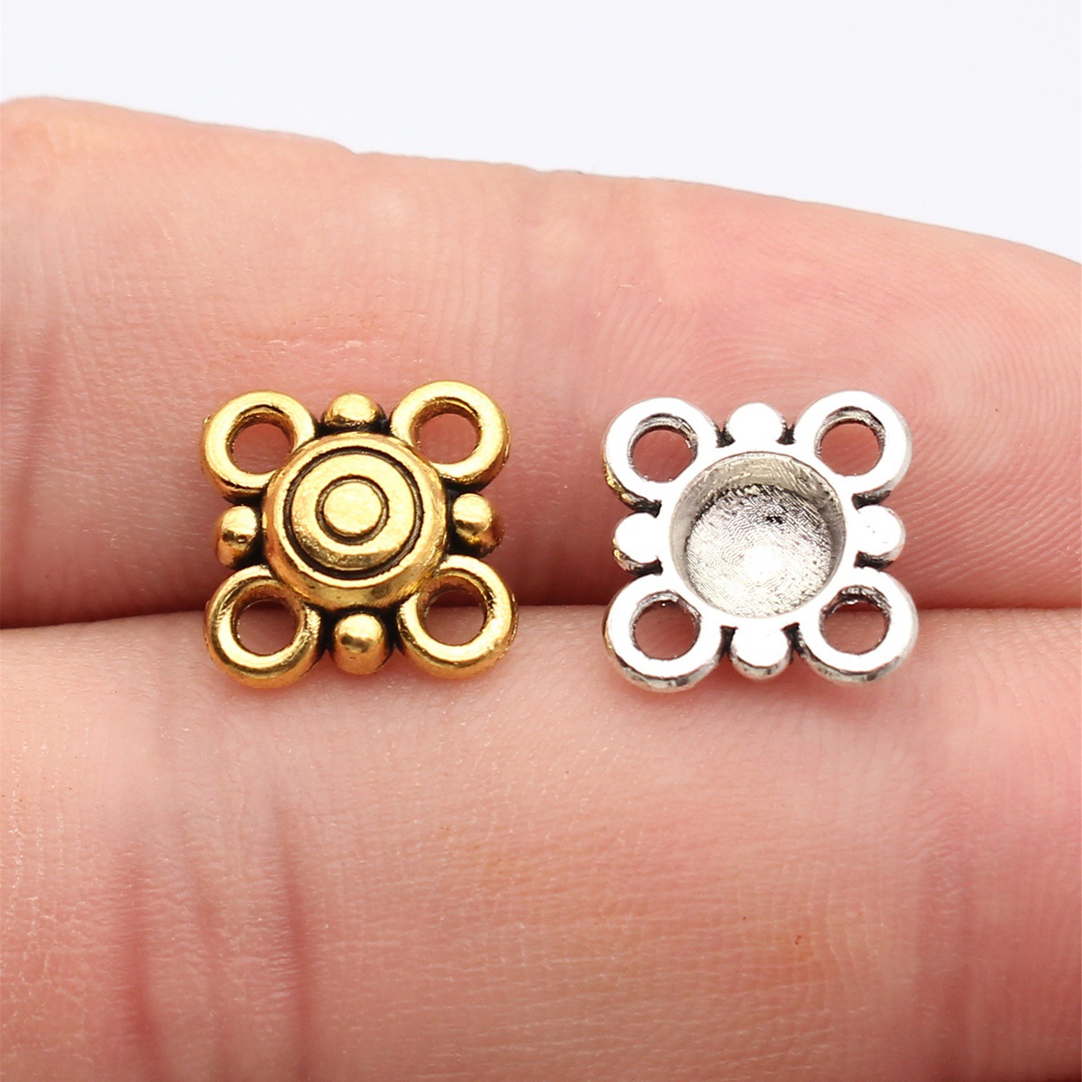 WYSIWYG 20pcs 15x15mm Antique  - Vintage Fashion Tumblr recension och pris