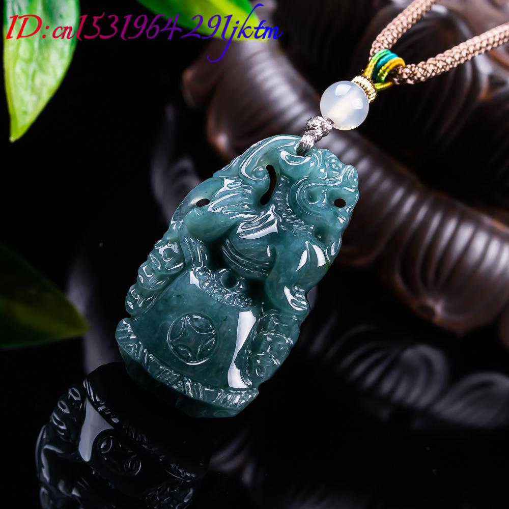 Burmese Jadeite Pixiu Pendant  - Vintage Women Fashion recension och pris