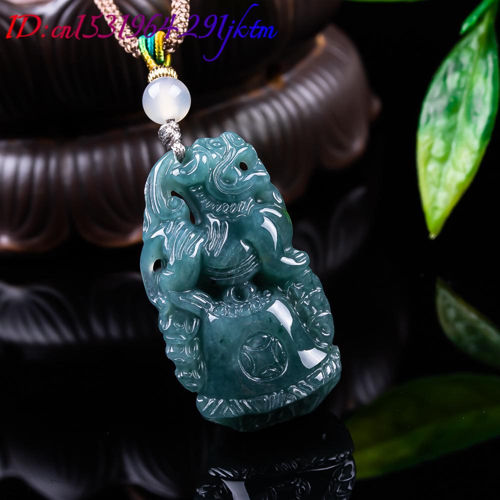Burmese Jadeite Pixiu Pendant  - Vintage Women Fashion recension och pris