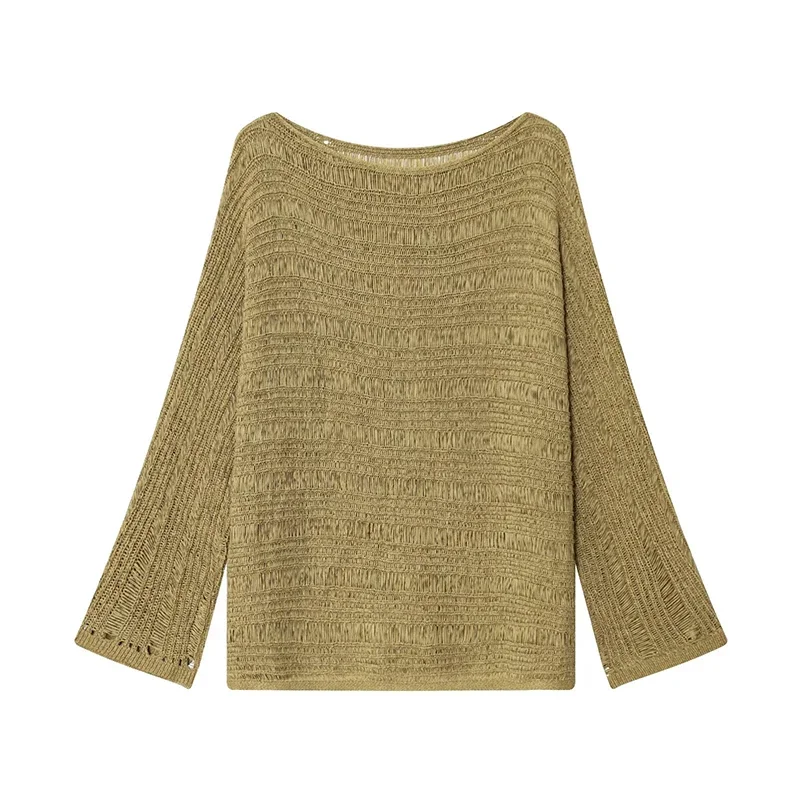 Vintage Boat Neck Knit Sweater - Vintage Women Fashion recension och pris