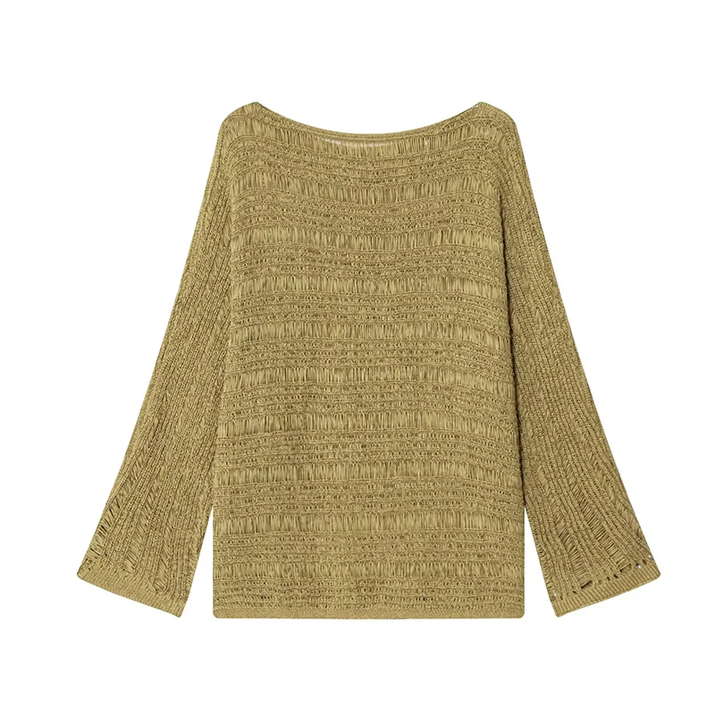 Vintage Boat Neck Knit Sweater - Vintage Women Fashion recension och pris