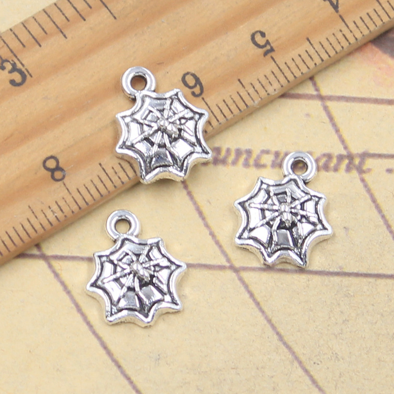30pcs Charms Halloween Spider  - Vintage Fashion Finds recension och pris