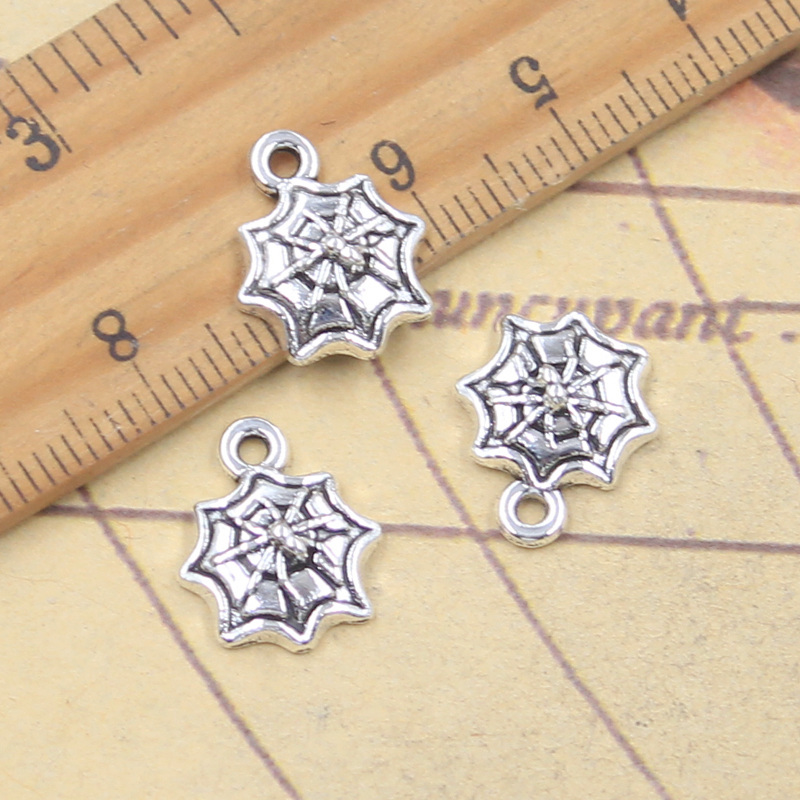 30pcs Charms Halloween Spider  - Vintage Fashion Finds recension och pris