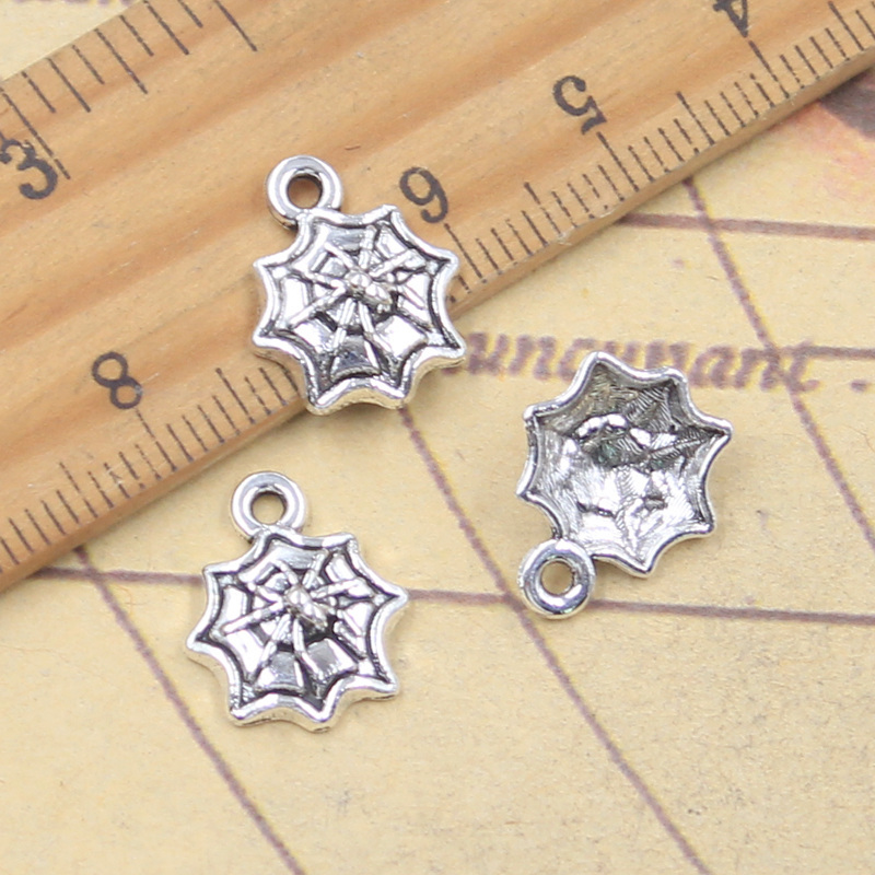 30pcs Charms Halloween Spider  - Vintage Fashion Finds recension och pris