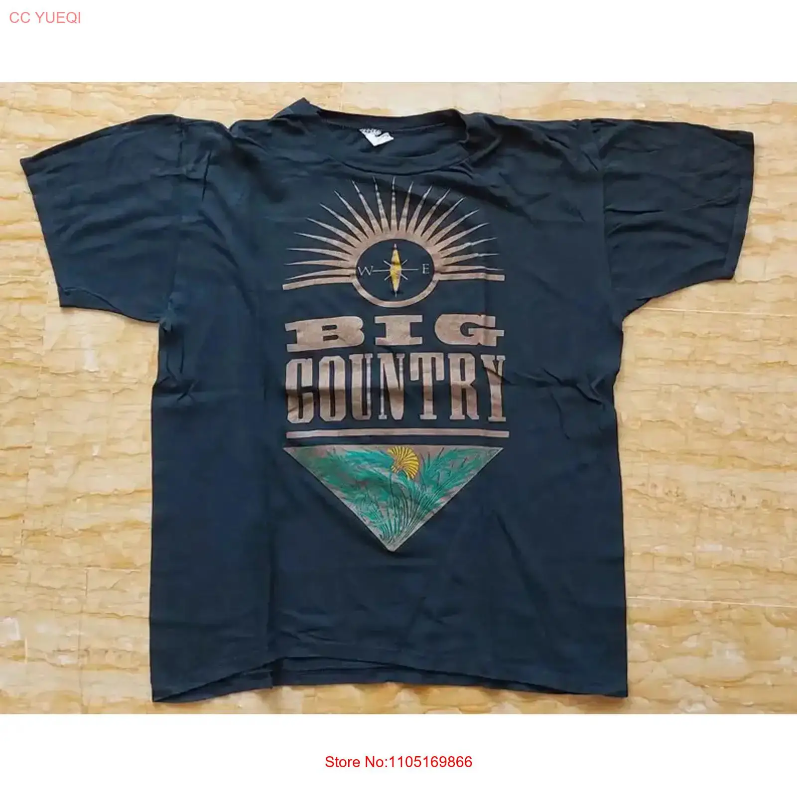 BIG COUNTRY vintage '83 black  - Vintage Fashion T Shirts recension och pris