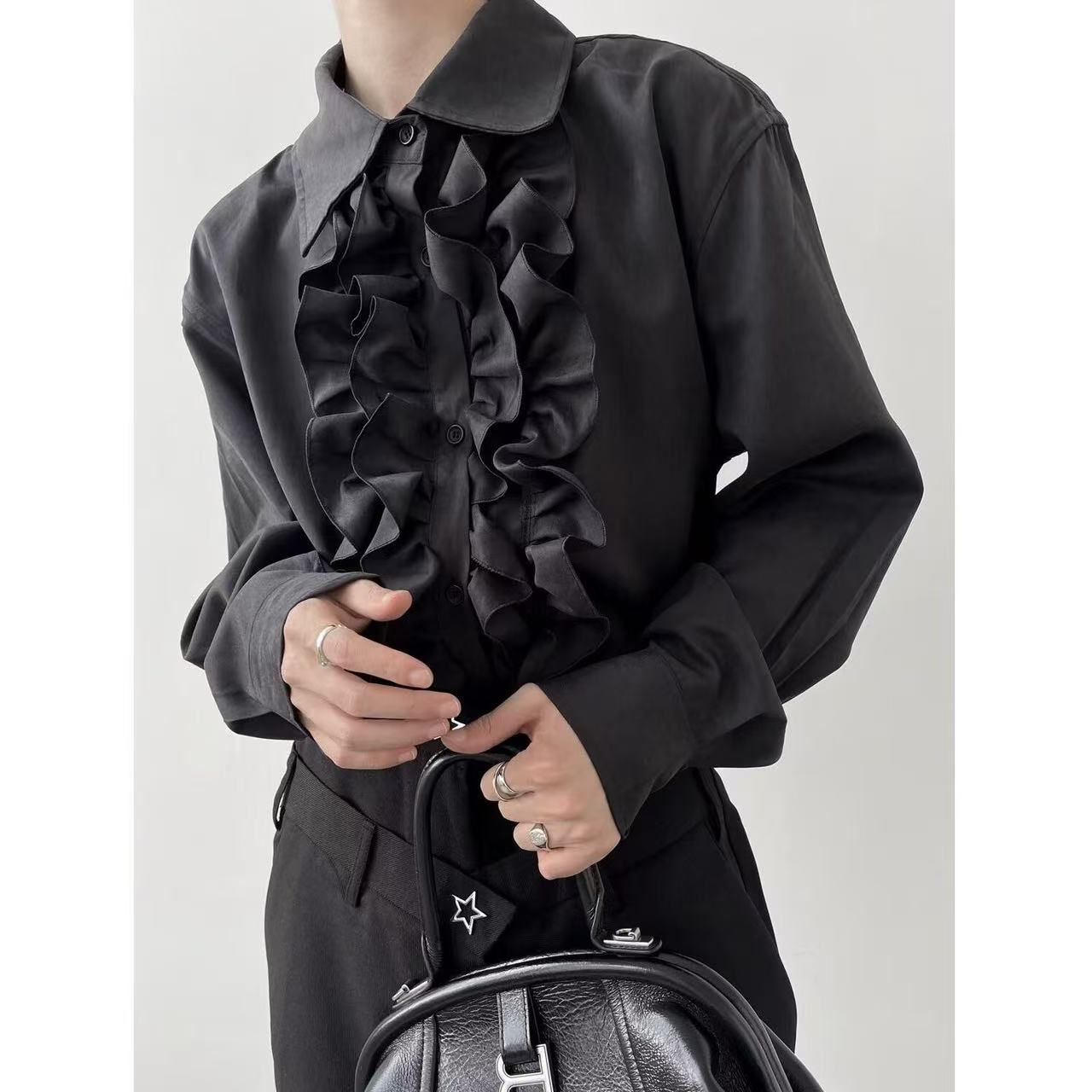 Niche Bisex Lotus Edge Tops Ne - Vintage Fashion Outfits Men recension och pris