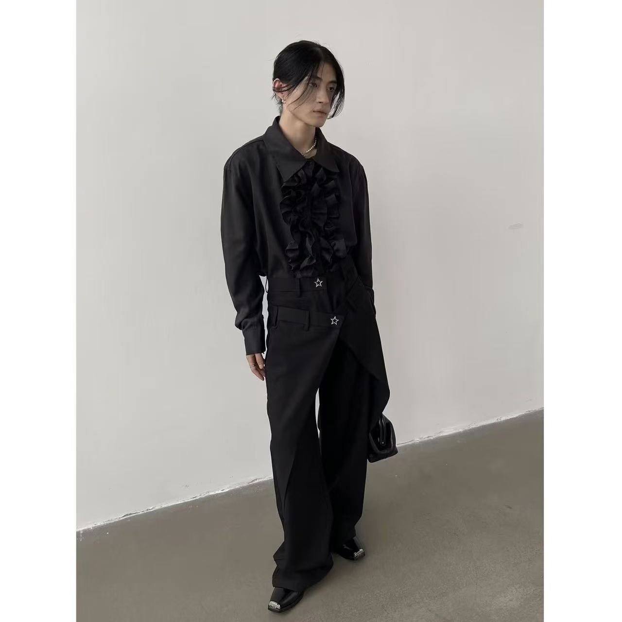 Niche Bisex Lotus Edge Tops Ne - Vintage Fashion Outfits Men recension och pris