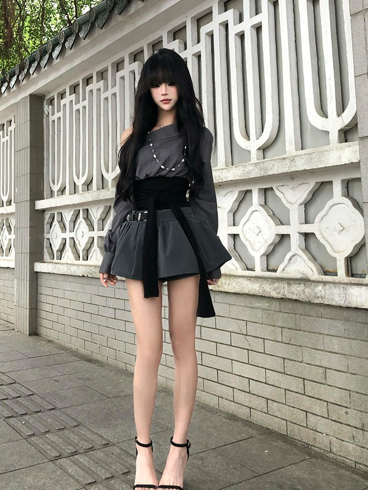 2026 Hot Girl Sexy Gothic Slim - Vintage Fashion T Shirts recension och pris