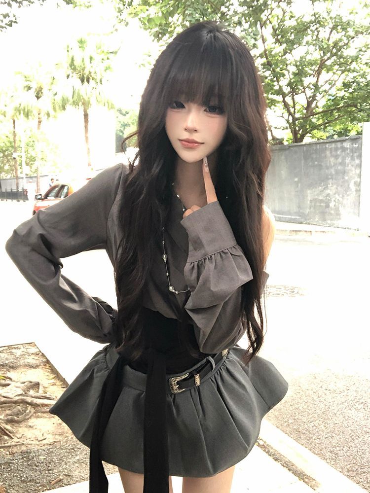 2026 Hot Girl Sexy Gothic Slim - Vintage Fashion T Shirts recension och pris