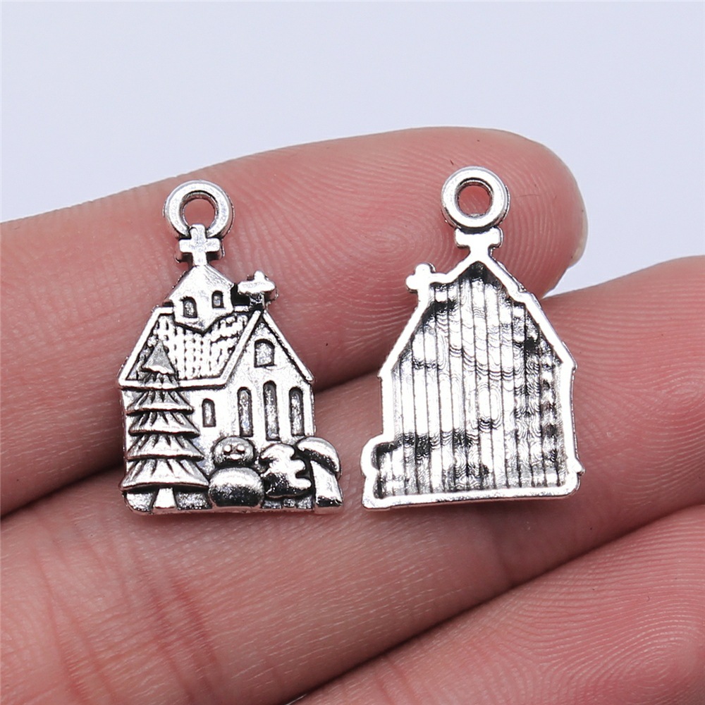 WYSIWYG 10pcs 21x14mm Antique  - Vintage Fashion Houses recension och pris