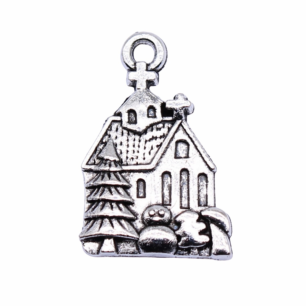 WYSIWYG 10pcs 21x14mm Antique  - Vintage Fashion Houses recension och pris