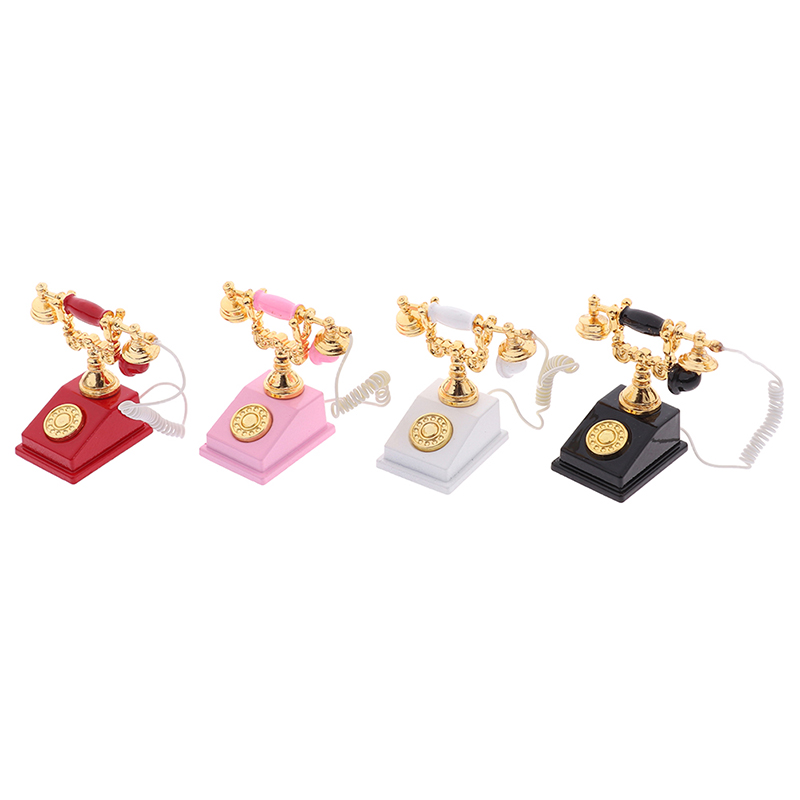 1:12 Vintage Phone Dollhouse M - Vintage Fashion Houses recension och pris