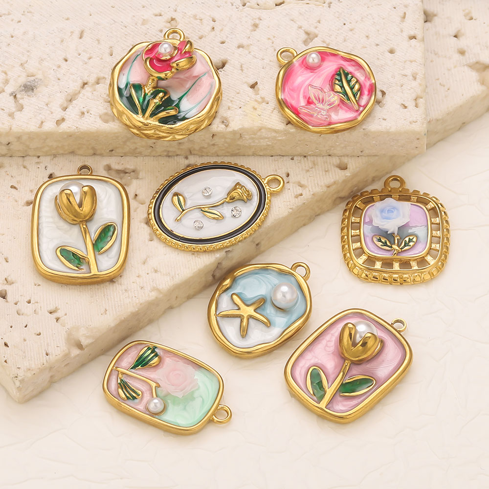 3pcs 18K Gold Plated Stainless - Vintage Fashion Finds recension och pris