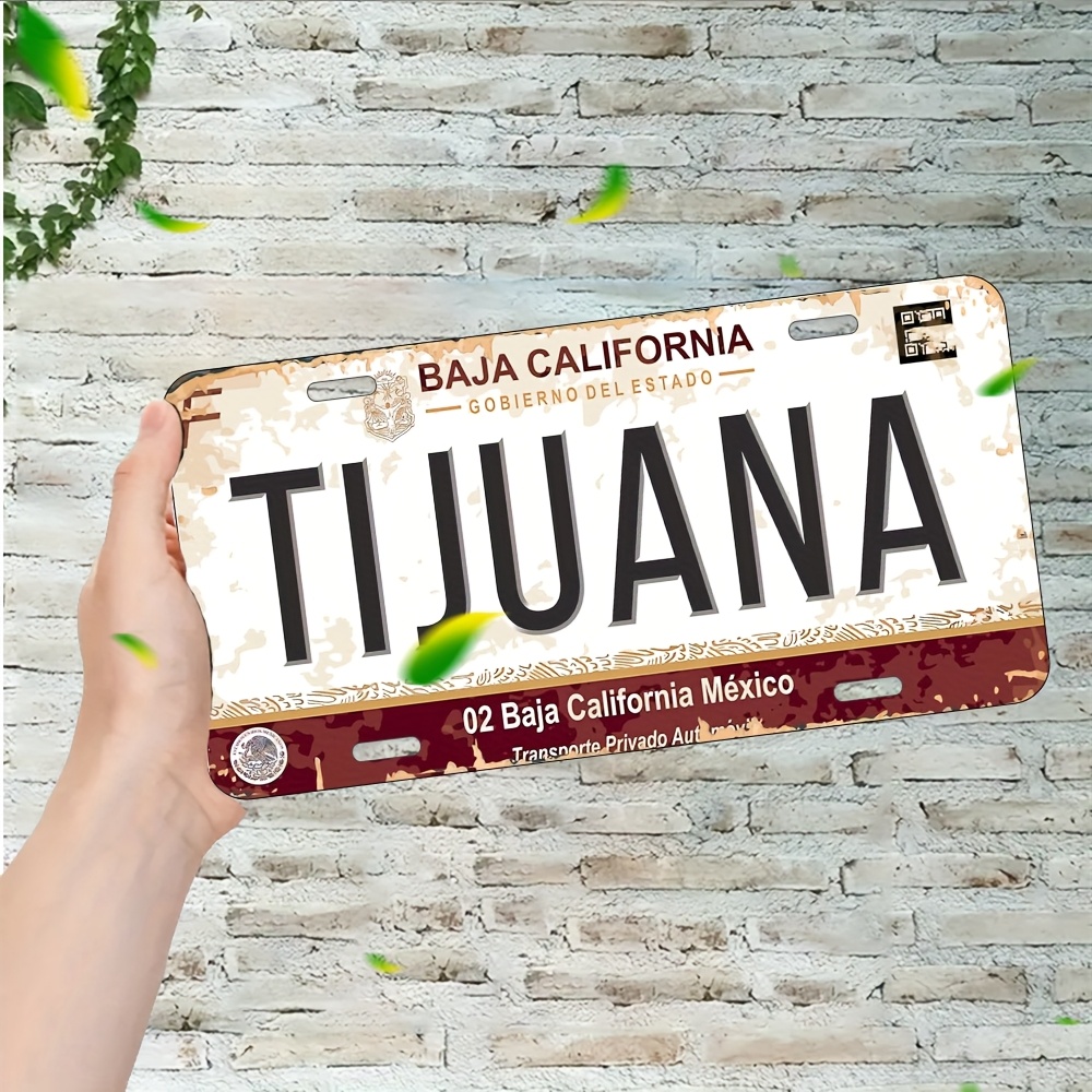 Vintage Mexican License Plate  - Vintage Fashion Plates recension och pris