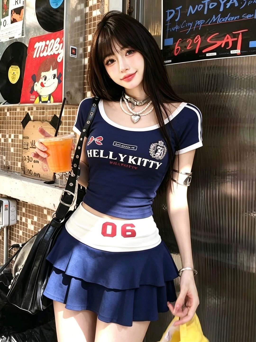 American Retro Hot Girl Letter - Vintage Fashion T Shirts recension och pris