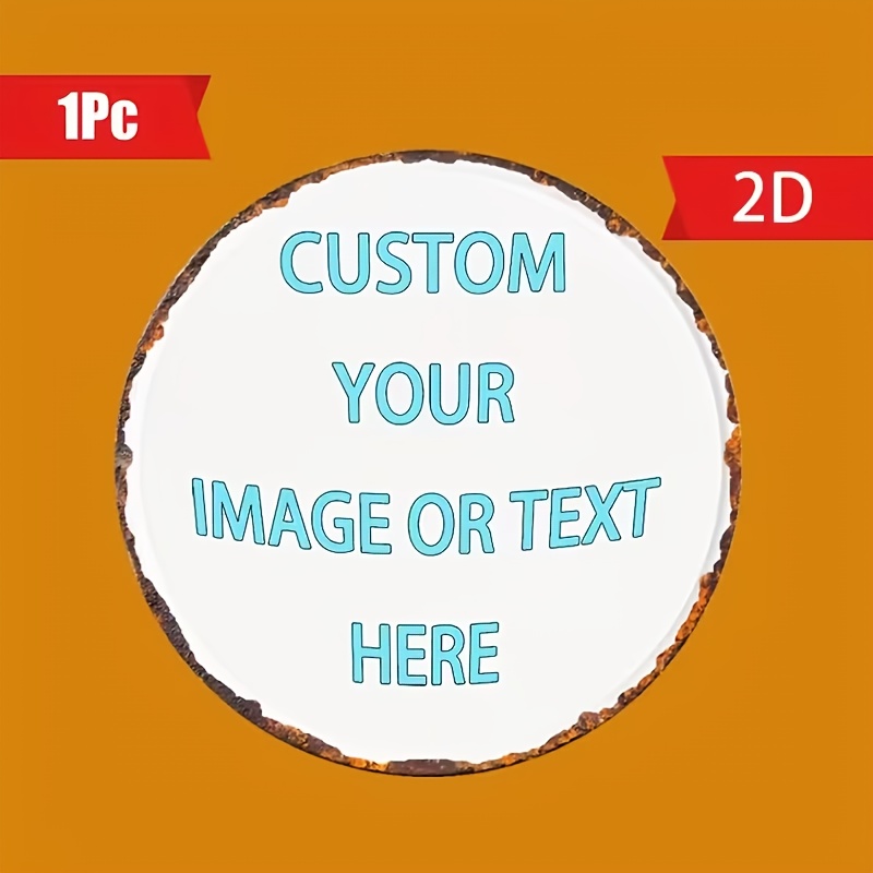 Custom Round Metal Tin Sign, P - Vintage Fashion Plates recension och pris